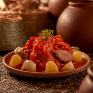 Nationalgericht Gambia Sauce Kanja (Rezept)