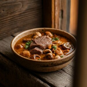 Nationalgericht Georgien Soko Ketsze (Rezept)