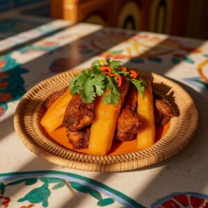 Nationalgericht Haiti Tchaka (Rezept)