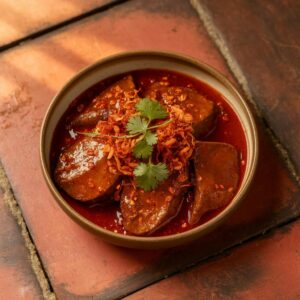 Nationalgericht Indonesien Sambal Goreng Ati (Rezept)