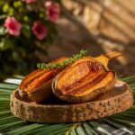 Nationalgericht Jamaika Roast Breadfruit (Rezept)