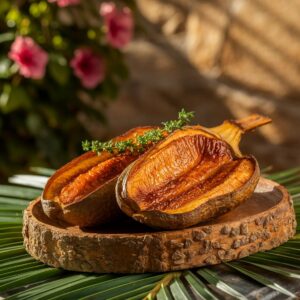 Nationalgericht Jamaika Roast Breadfruit (Rezept)