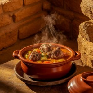 Nationalgericht Kirgistan Dimlama (Rezept)