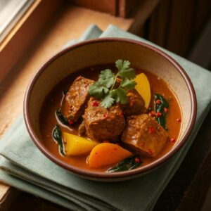 Nationalgericht Mauritius Cari de Cerf (Rezept)