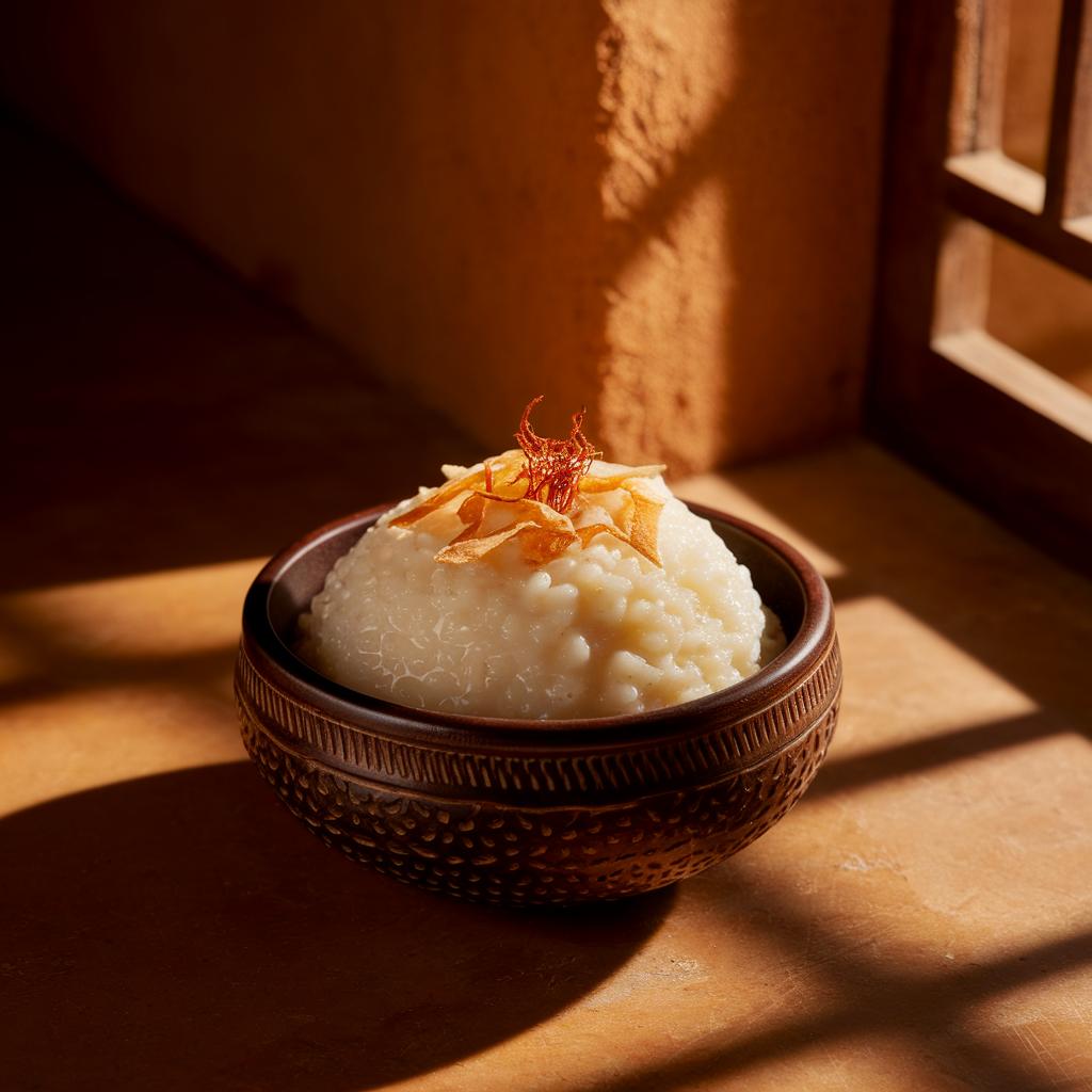 Oman Country Rice Nationalgericht Oman: Coconut Rice Pudding (Rezept)