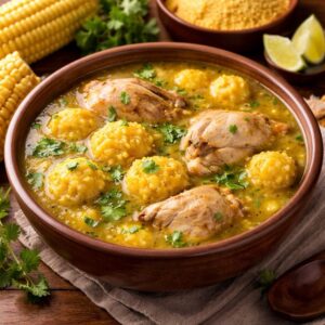 Nationalgericht Paraguay Vorí Vorí de Pollo (Rezept)