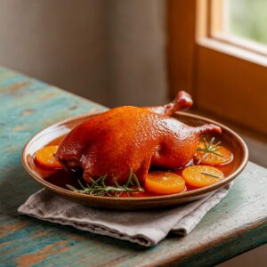 Nationalgericht Portugal Pato com Laranja (Rezept)