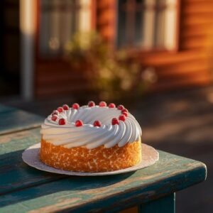 Nationalgericht Russland Snegurochka Cake (Rezept)