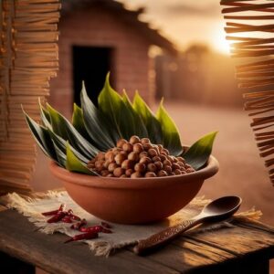 Nationalgericht Sambia Pumpkin Leaves with Groundnuts (Rezept)