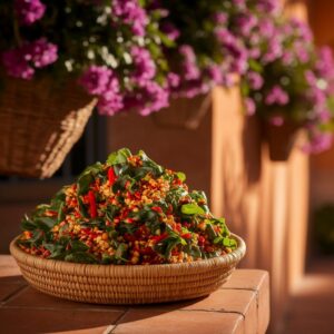 Nationalgericht Elfenbeinküste Mlange de Feuilles (Rezept)