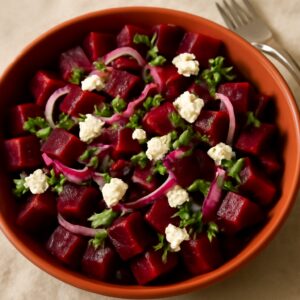 Nationalgericht Deutschland: #Rote Bete Salat# (DDR Rezept)