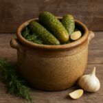 Nationalgericht Deutschland: #Gewürzgurken Im Steintopf# (DDR Rezept)