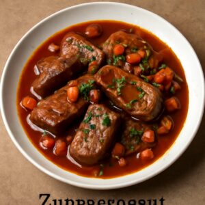 Nationalgericht Deutschland: #Zungenragout# (DDR Rezept)