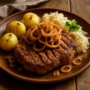 Nationalgericht Deutschland: #Rostbrätel# (DDR Rezept)