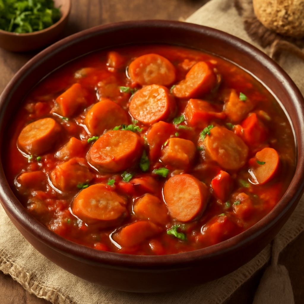 Nationalgericht Deutschland: Wurstgulasch (DDR Rezept)