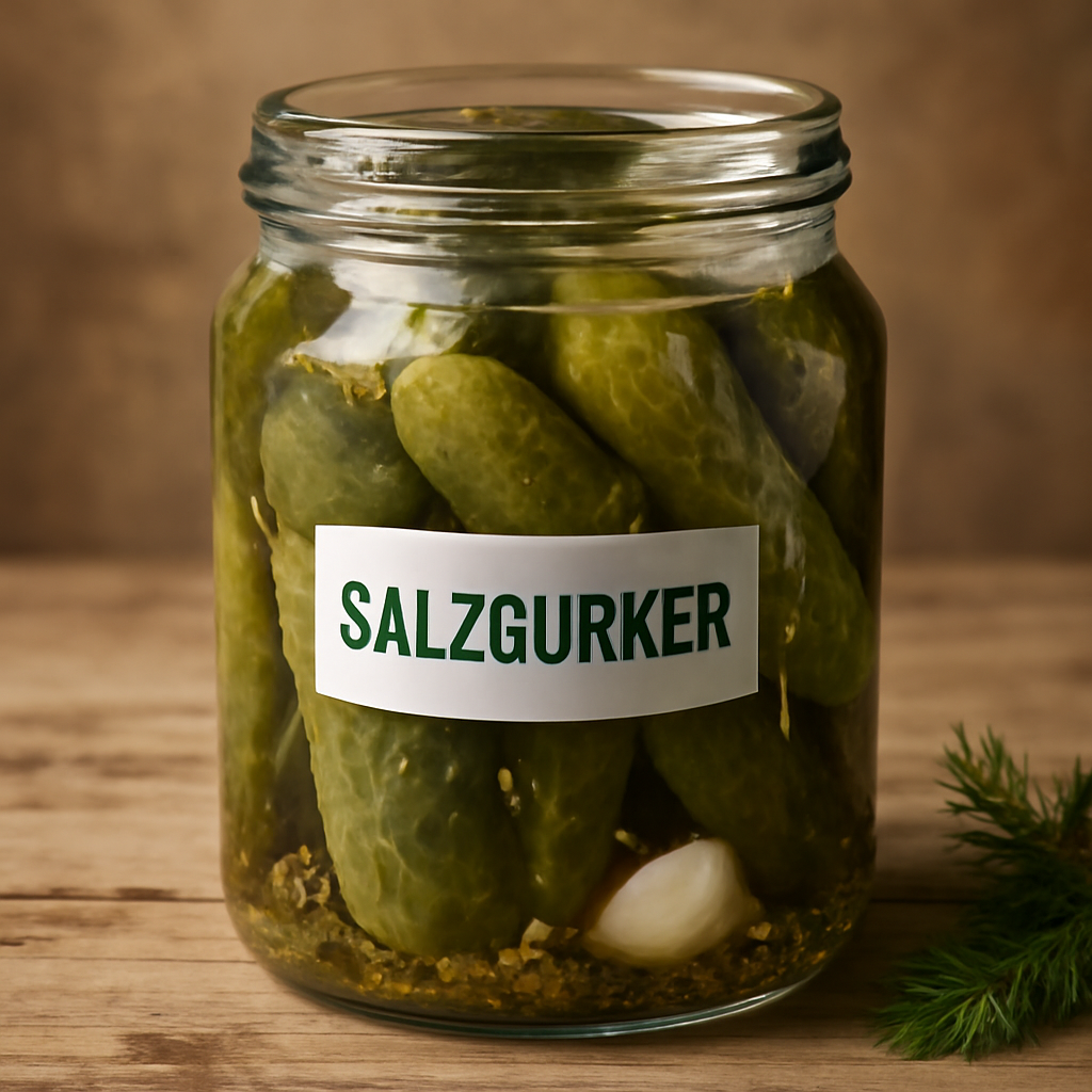 Nationalgericht Deutschland: Salzgurken (DDR Rezept)