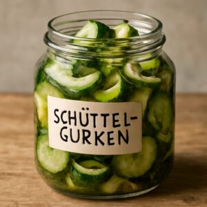 Nationalgericht Deutschland: #Schüttelgurken# (DDR Rezept)