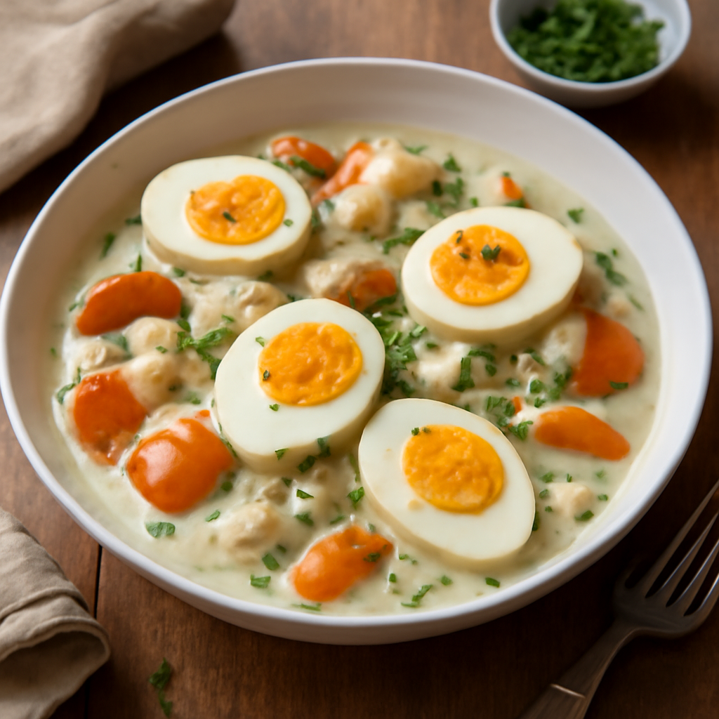 Nationalgericht Deutschland: Eierfrikassee (DDR Rezept)