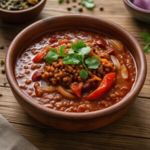 Nationalgericht Burkina Faso: Linsensuppe mit Gewürzen (Rezept)