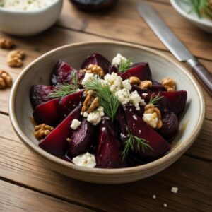 Nationalgericht Deutschland: Rote-Bete-Salat mit Feta (Rezept)