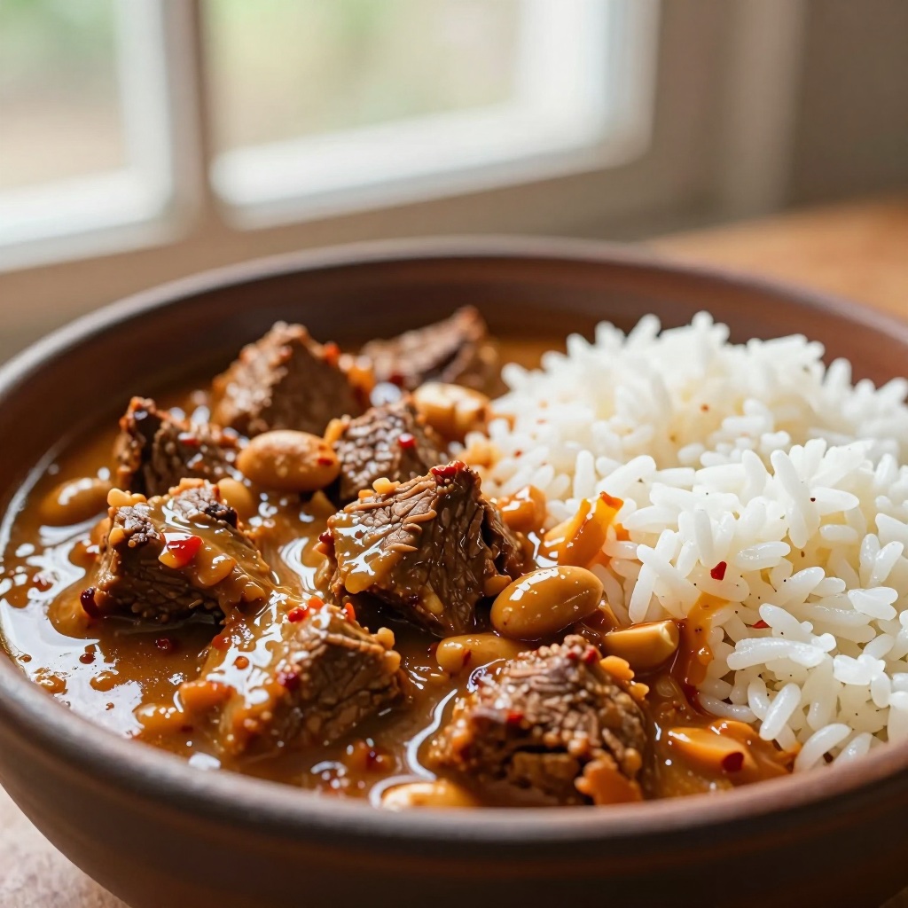 Nationalgericht Elfenbeinküste: Sauce d’Arachide (Rezept)