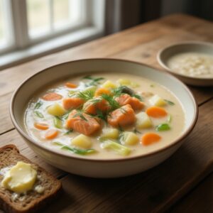 Nationalgericht Finland: Lohikeitto (Rezept)