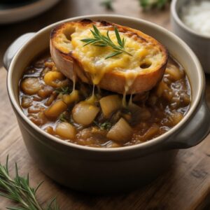 Nationalgericht Frankreich: Zwiebelsuppe (Rezept)