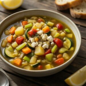 Nationalgericht Griechenland: Gemüsesuppe (Rezept)