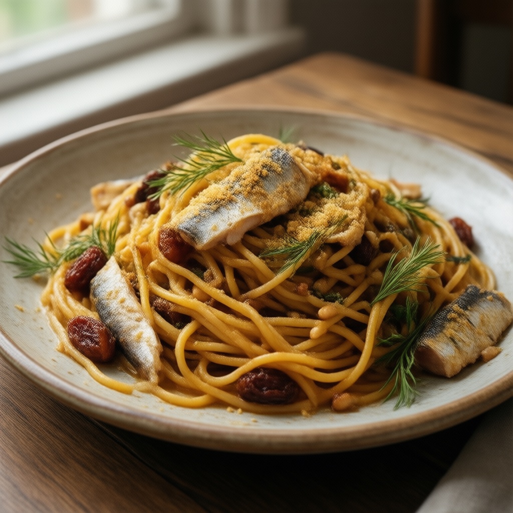 Nationalgericht Italien: Pasta con le Sarde (Rezept)