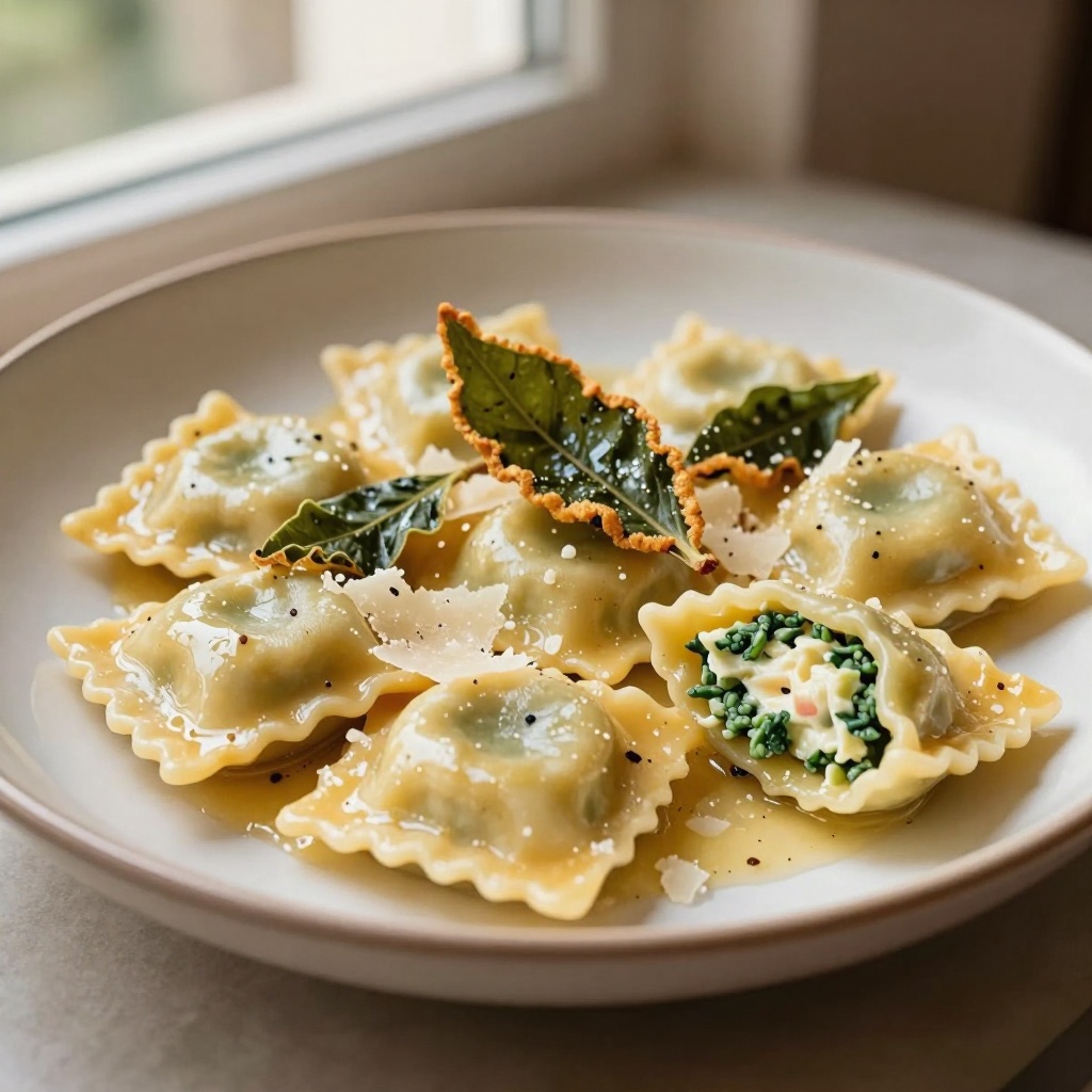 Ravioli. 