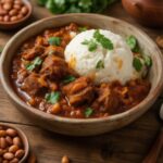 Nationalgericht Mali: Fufu mit Erdnusssoße (Rezept) Nationalgericht Mali: Fufu mit Erdnusssoße (Rezept)
