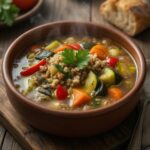 Nationalgericht Mazedonien: Gemüsesuppe mit Quinoa (Rezept) Nationalgericht Mazedonien: Gemüsesuppe mit Quinoa (Rezept)