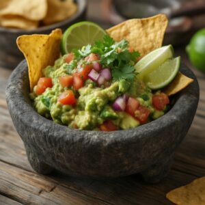 Nationalgericht Mexiko: Guacamole mit Tortilla-Chips (Rezept)