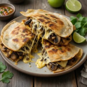 Nationalgericht Mexiko: Quesadillas mit Pilzen (Rezept)