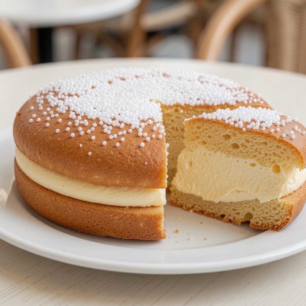 Nationalgericht Monaco: Tarte Tropézienne (Rezept)