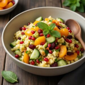 Nationalgericht Niederlande: Fruchtiger Couscous-Salat (Rezept)