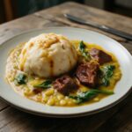 Nationalgericht Nigeria: Pounded Yam mit Egusi-Suppe (Rezept)