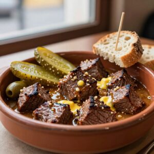Nationalgericht Portugal: Pica-Pau de Carne (Rezept)