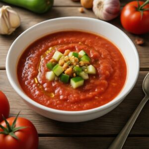 Nationalgericht Spanien: Gazpacho Andaluz (Rezept) Nationalgericht Spanien: Gazpacho Andaluz (Rezept)