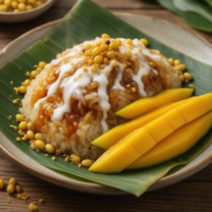Nationalgericht Thailand: Klebreis mit Mango (Rezept) Nationalgericht Thailand: Klebreis mit Mango (Rezept)