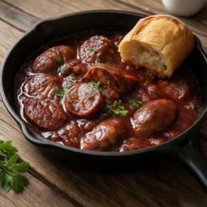 Nationalgericht Uruguay: Chorizo al Vino (Rezept)