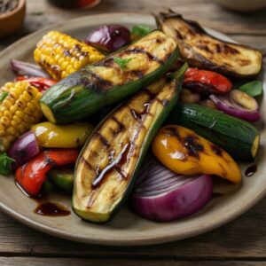 Nationalgericht Uruguay: Gegrilltes Gemüse mit Balsamico-Dressing (Rezept)