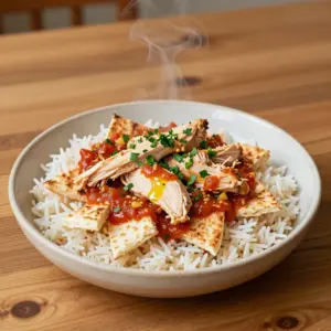 Nationalgericht Ägypten: Chicken Fatta (Rezept)