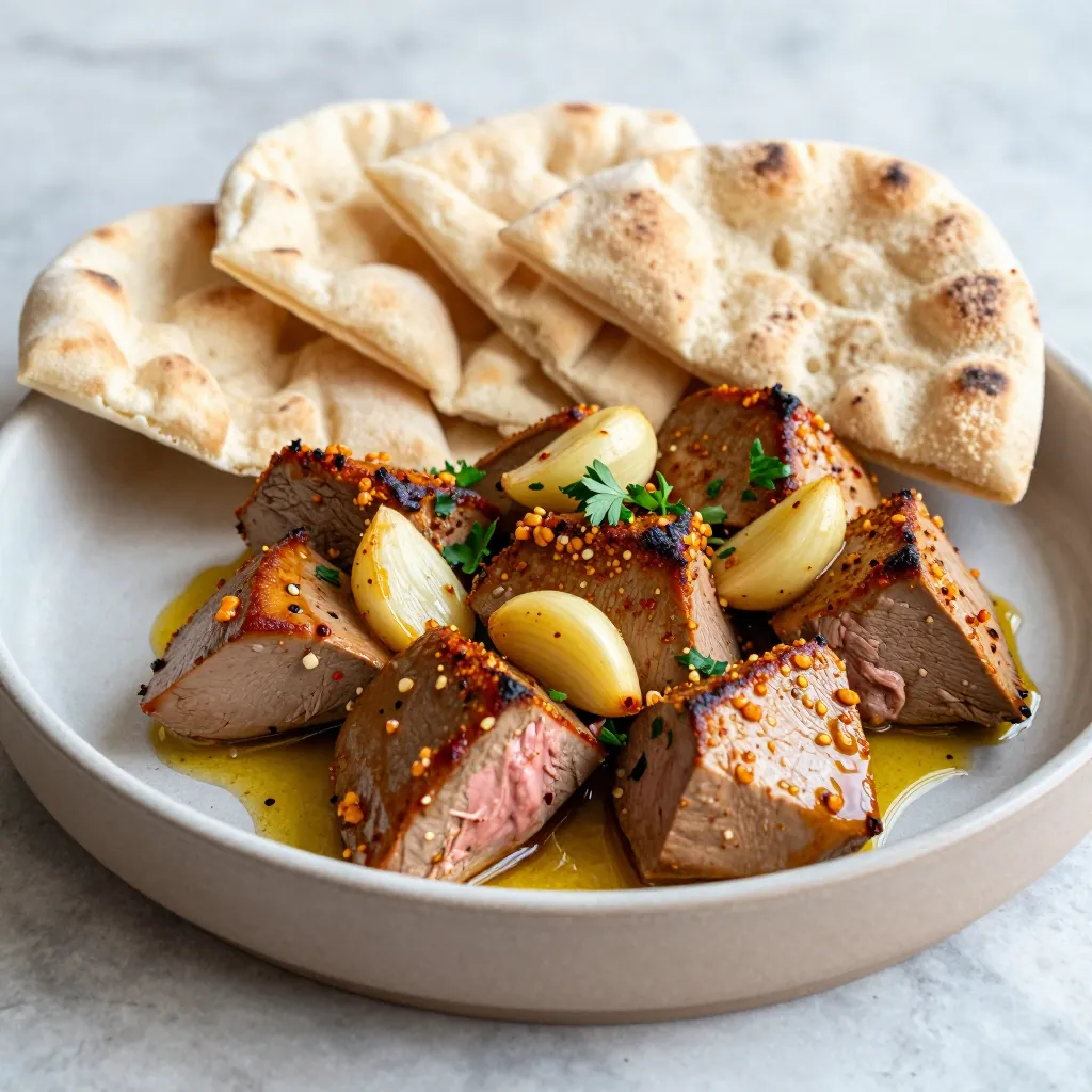 Nationalgericht Ägypten: Chicken Liver with Garlic (Rezept)