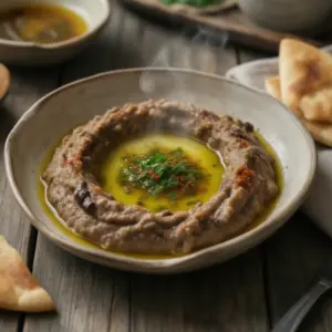 Nationalgericht Ägypten: Eggplant Baba Ghanouj (Rezept)