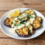 Nationalgericht Ägypten: Fried Eggplant with Garlic Sauce (Rezept)