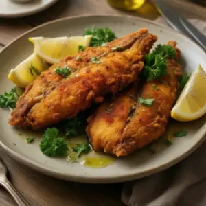 Nationalgericht Ägypten: Fried Mullet Fish (Rezept)