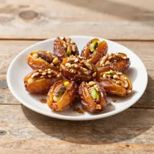 Nationalgericht Ägypten: Nut-Stuffed Dates (Rezept)