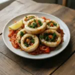 Nationalgericht Ägypten: Rice Stuffed Squid (Rezept) Nationalgericht Ägypten: Rice Stuffed Squid (Rezept)