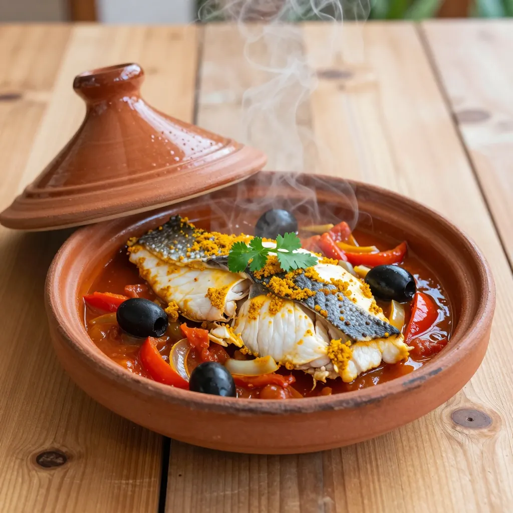 Nationalgericht Ägypten: Sea Bass Tagine (Rezept)
